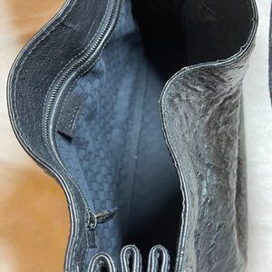 Gucci vintage ostrich tote